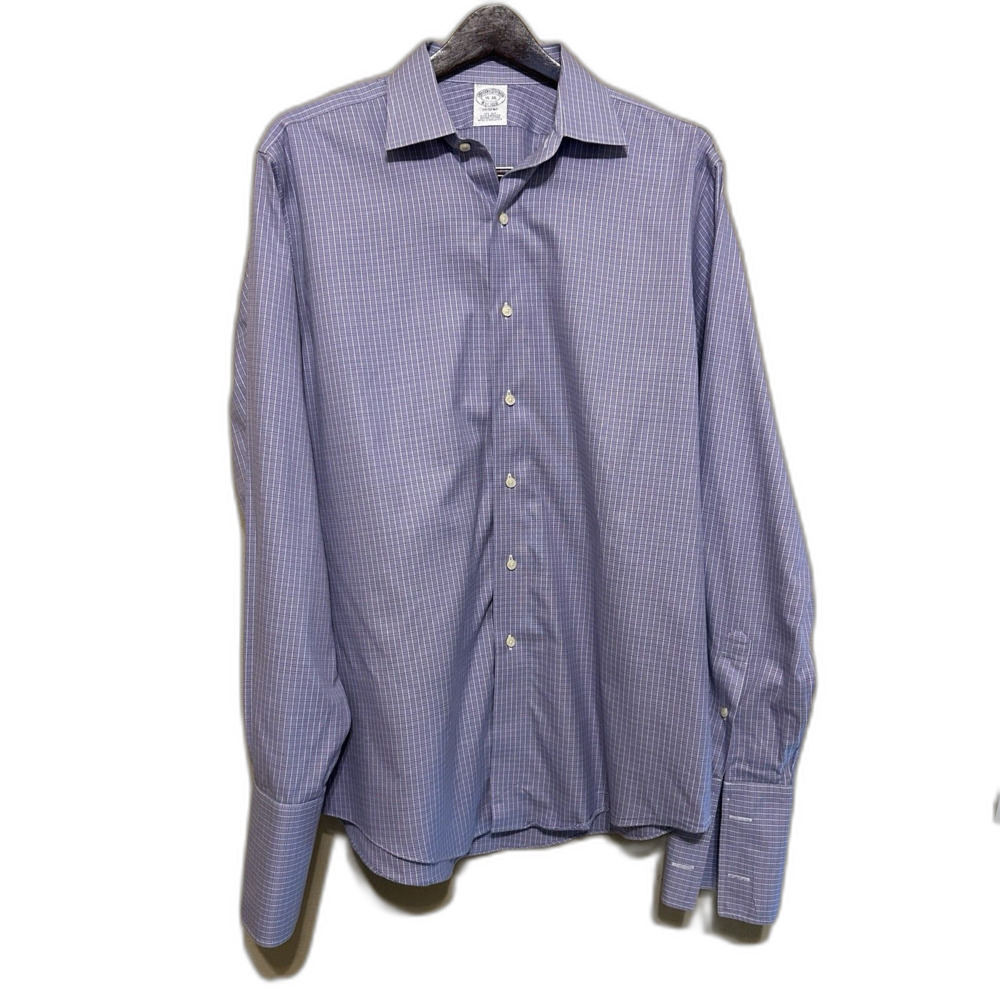 Brooks Brothers Regent Fit French Cuff Dress Shirt 16-36 Non-Iron Supima Cotton